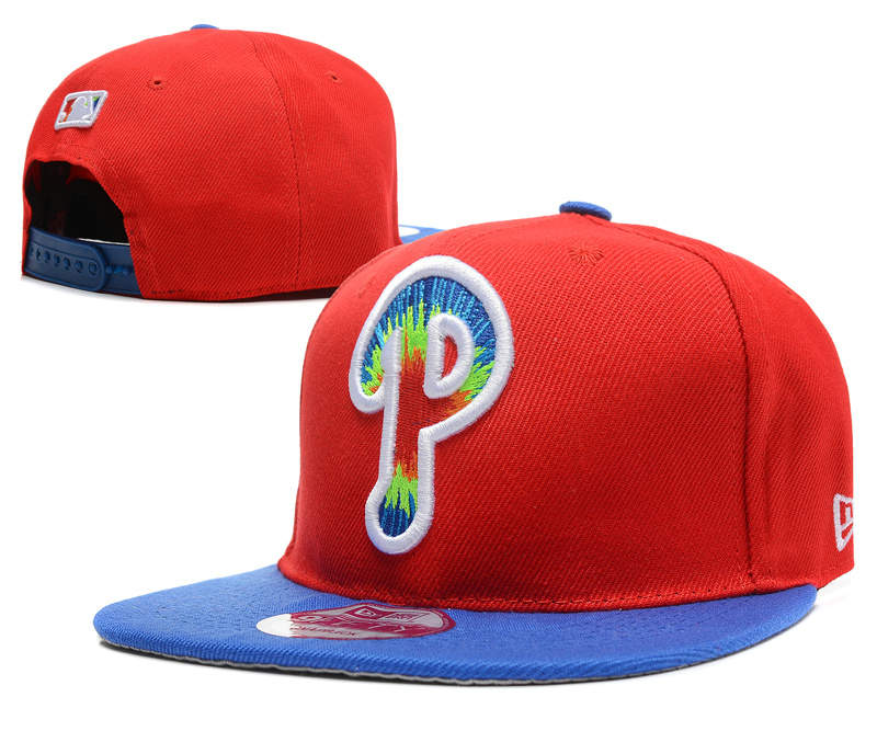 Philadelphia Phillies Red Snapback Hat DF
